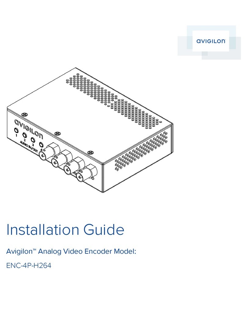 Avigilon ENC-4P-H264 installation guide