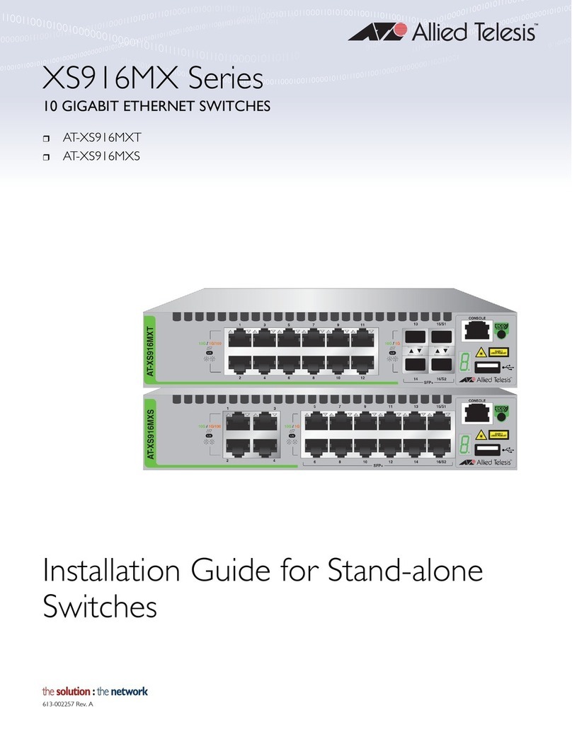 Allied Telesis AT-XS916MXT User manual