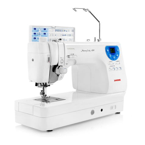 Janome Memory Craft 6300P User manual Janome Memory Craft 6300P User manual