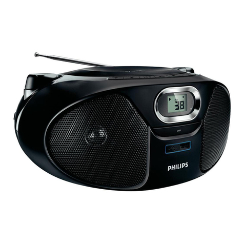 Philips SOUNDMACHINE AZ382 User manual