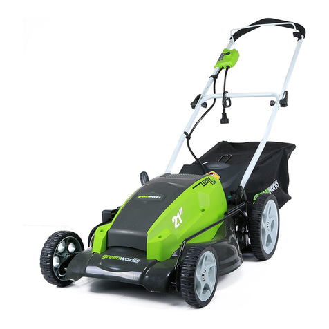 GreenWorks 25112 owner's manual