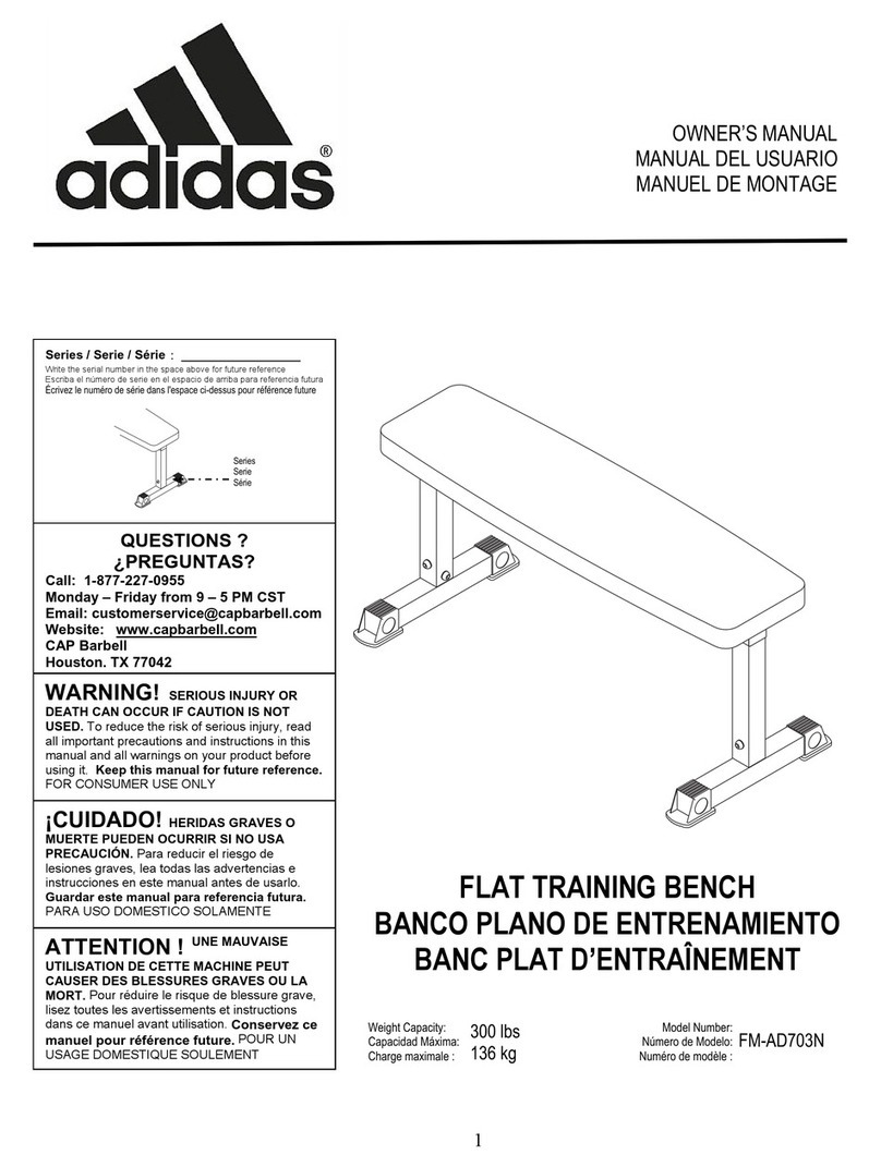Adidas FM-AD703N owner's manual