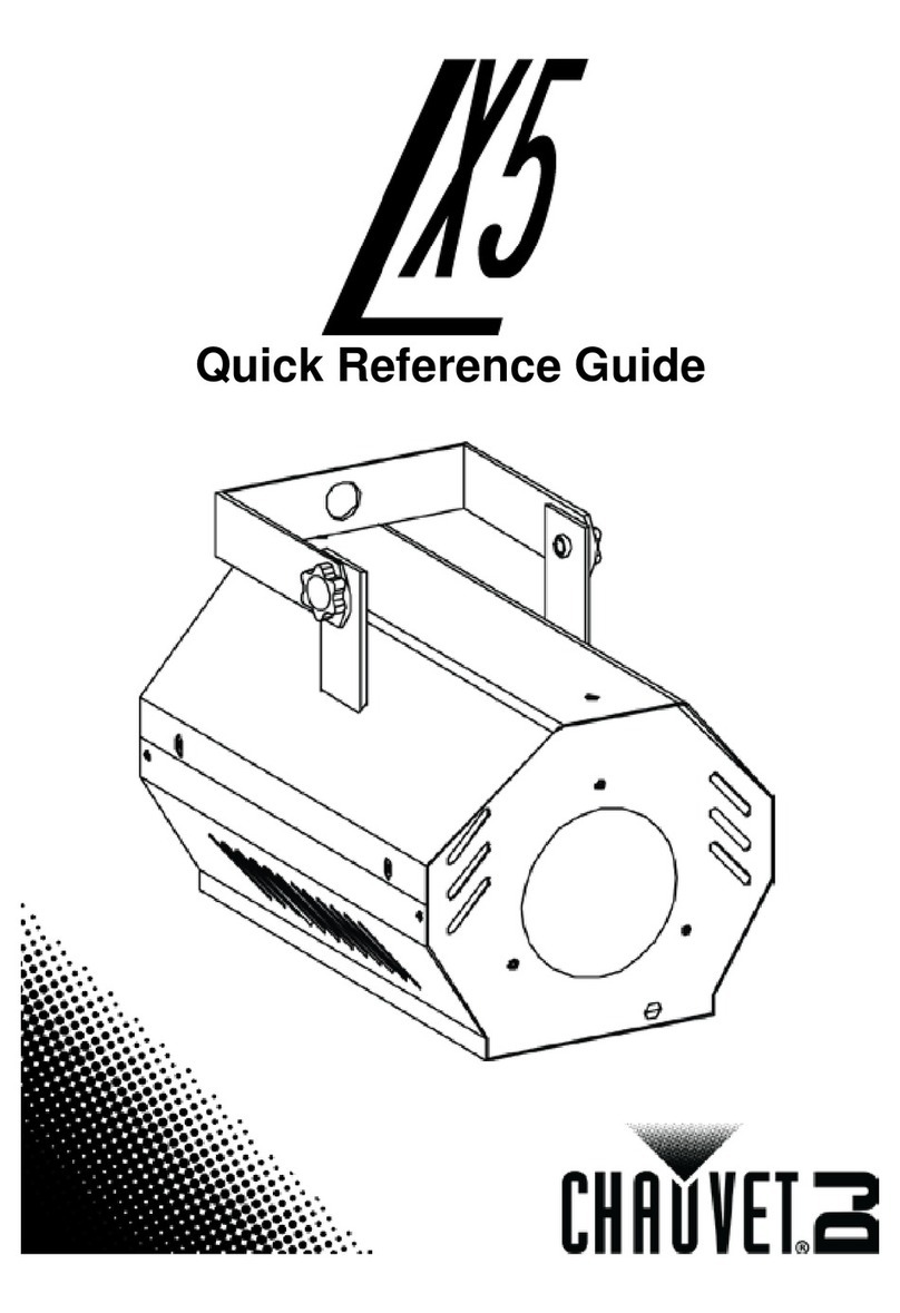 Chauvet LX 5 Quick reference guide