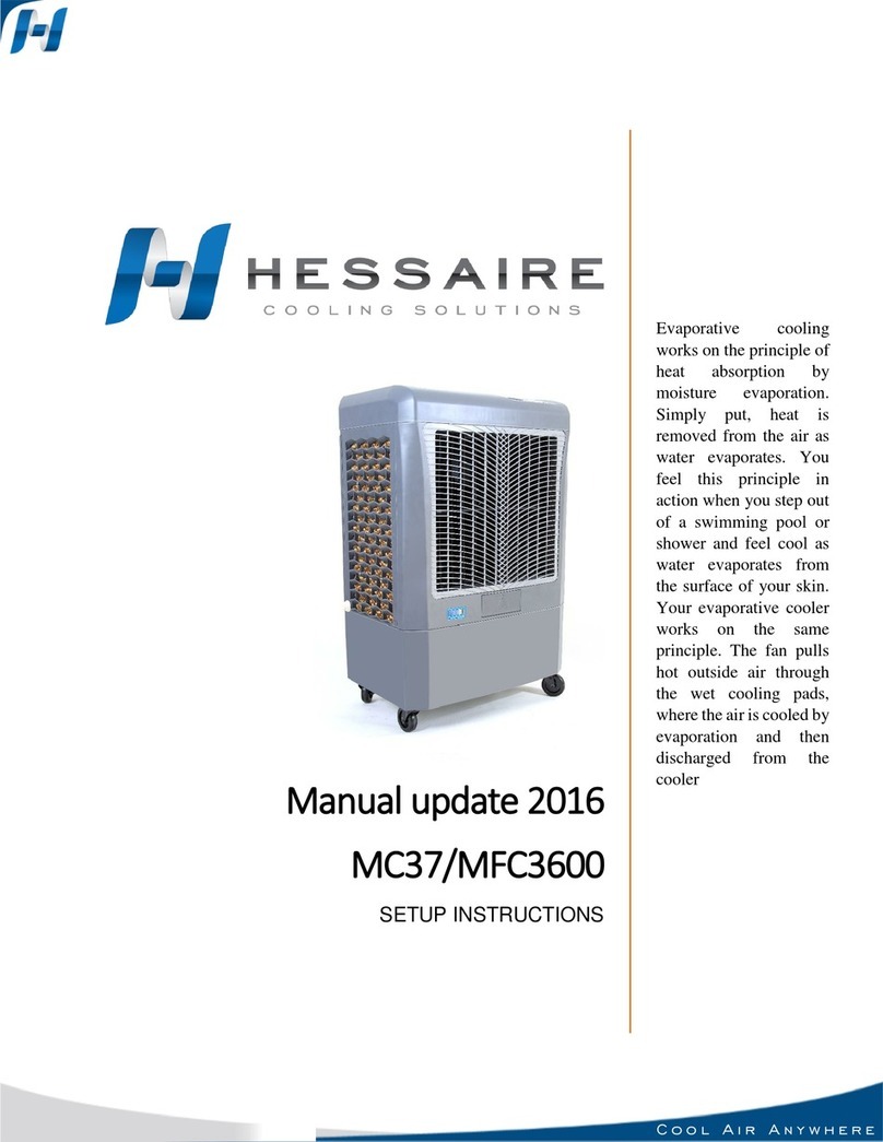 Hessaire MC37 Setup instructions