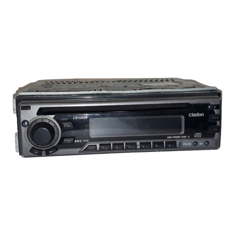Clarion CD1500R User manual