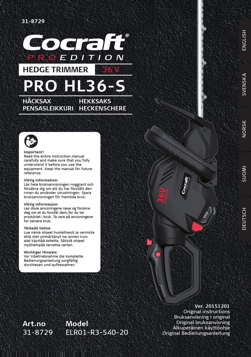 COCKRAFT PRO HL36-S Original instructions
