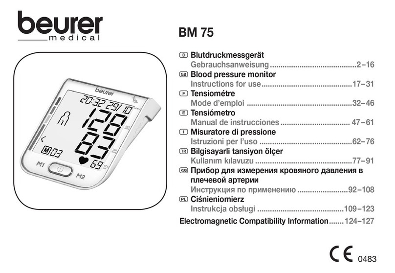 Beurer BM 75 User manual