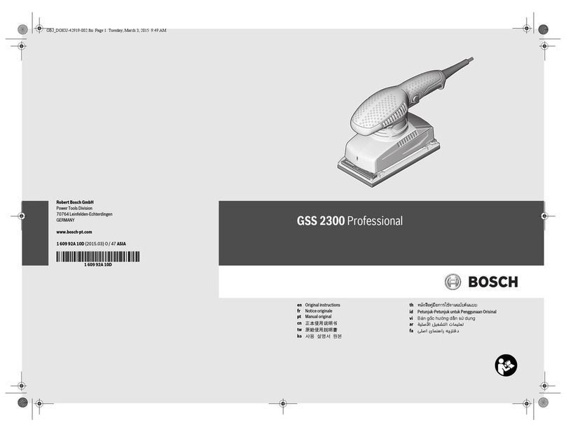 Bosch GSS 2300 PROFESSIONAL Original instructions