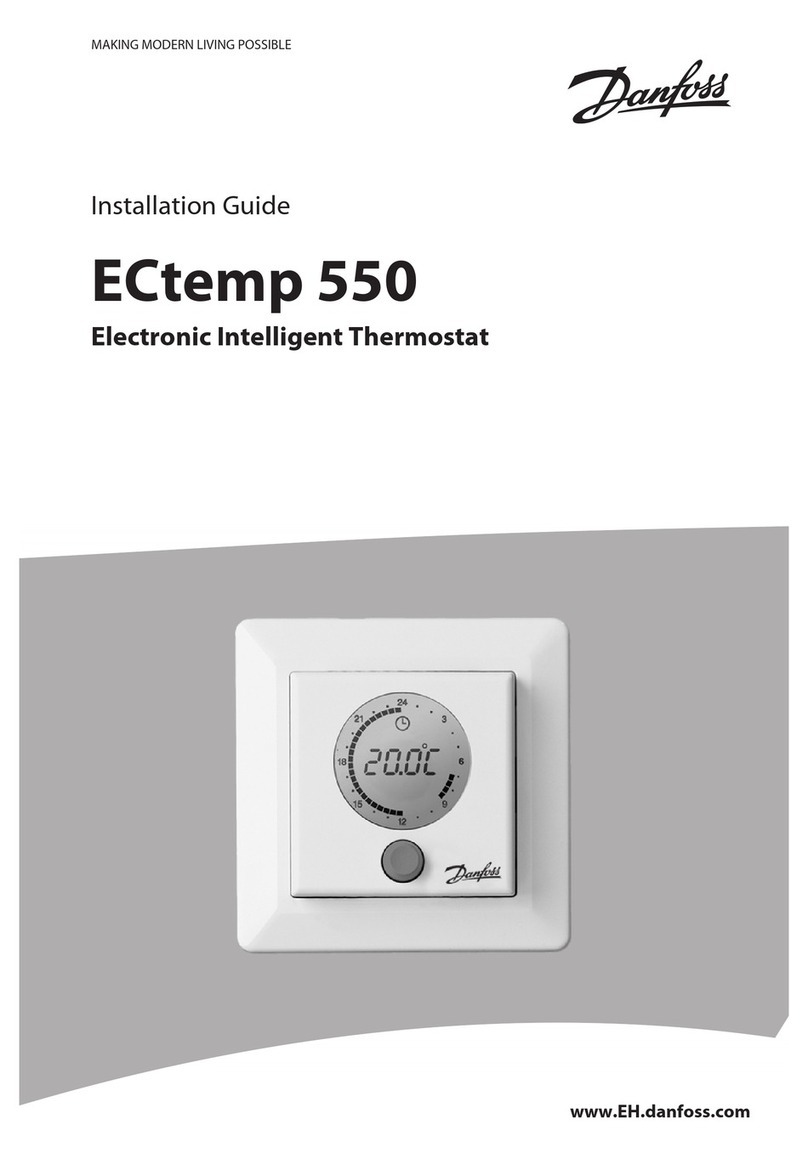 Danfoss ECtemp 550 User manual Danfoss ECtemp 550 User manual