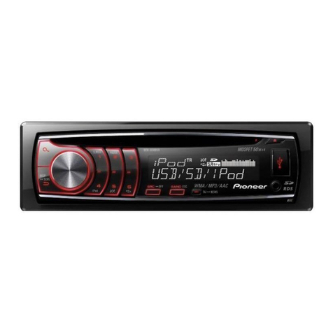 Pioneer DEH-6300SD User manual Pioneer DEH-6300SD User manual
