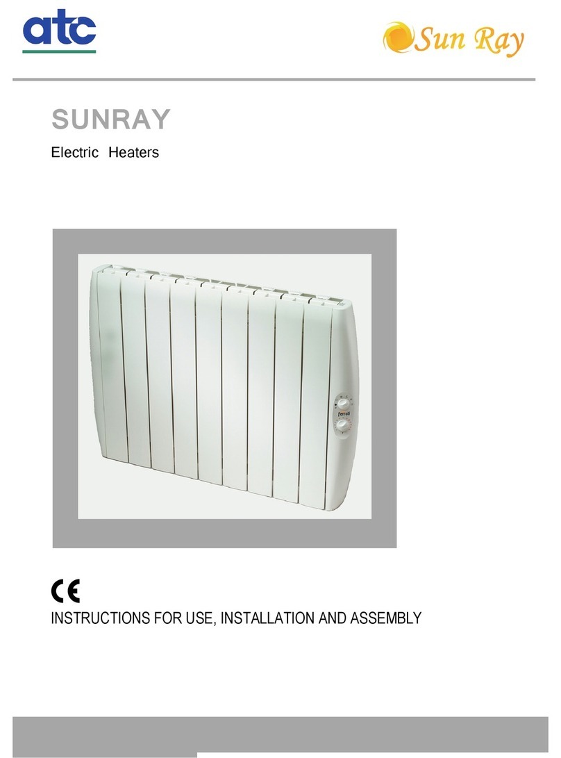 ATC SUNRAY S1000 Instruction for use, installation and assembly ATC SUNRAY S1000 Instruction for use, installation and assembly