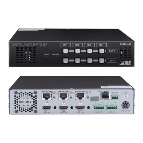 IDK MSD-402 user guide