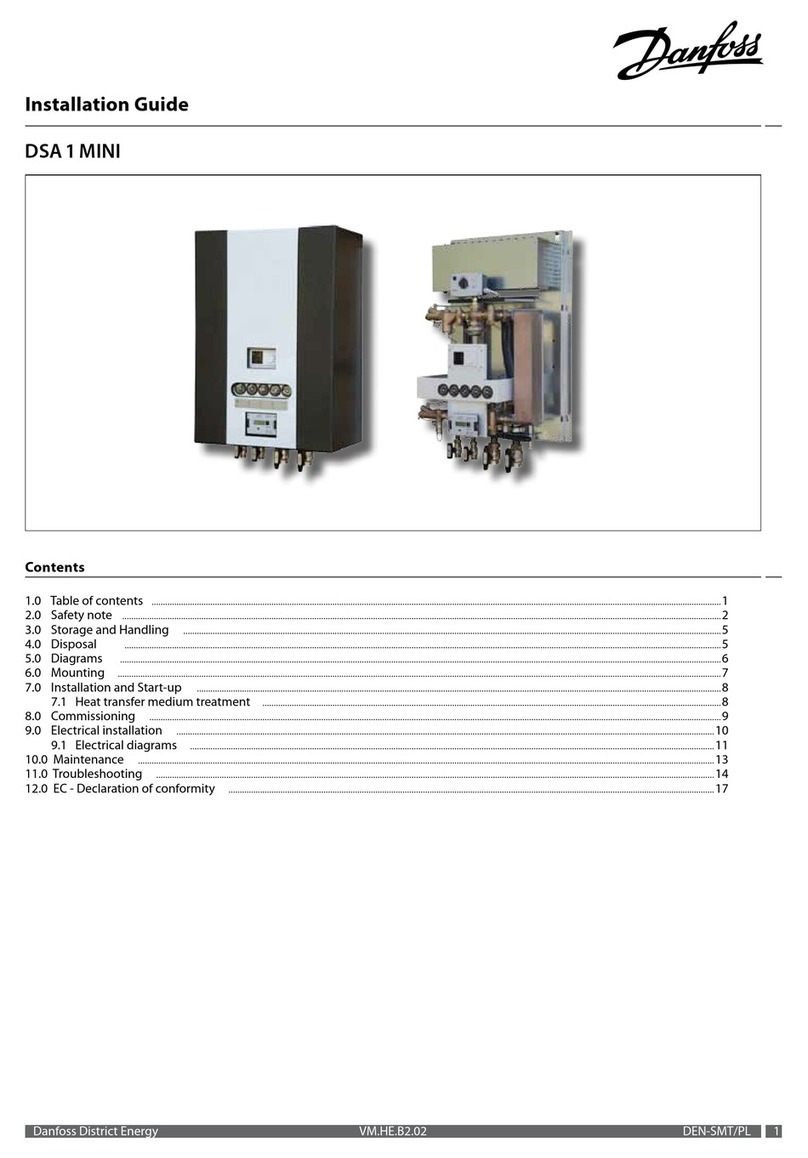 Danfoss DSA1 MINI User manual Danfoss DSA1 MINI User manual