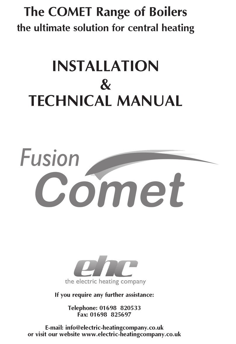 EHC FUSION COMET 24 kW Installation & technical manual