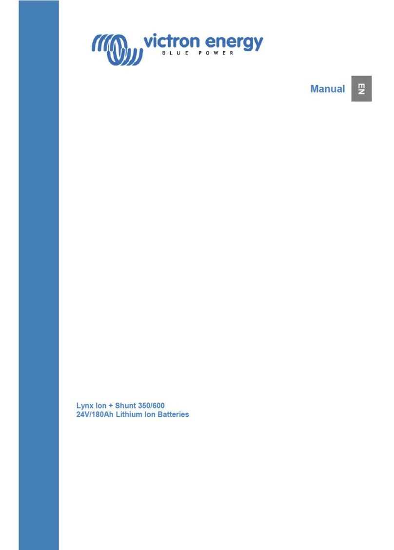 Victron energy Lynx Ion + Shunt 350 manual
