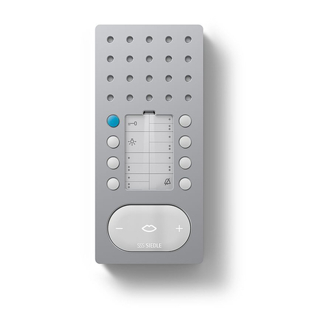 SSS Siedle BFC 850 series User manual