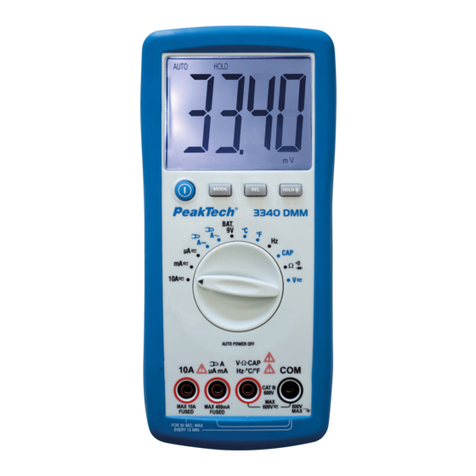 PeakTech 3340 User manual