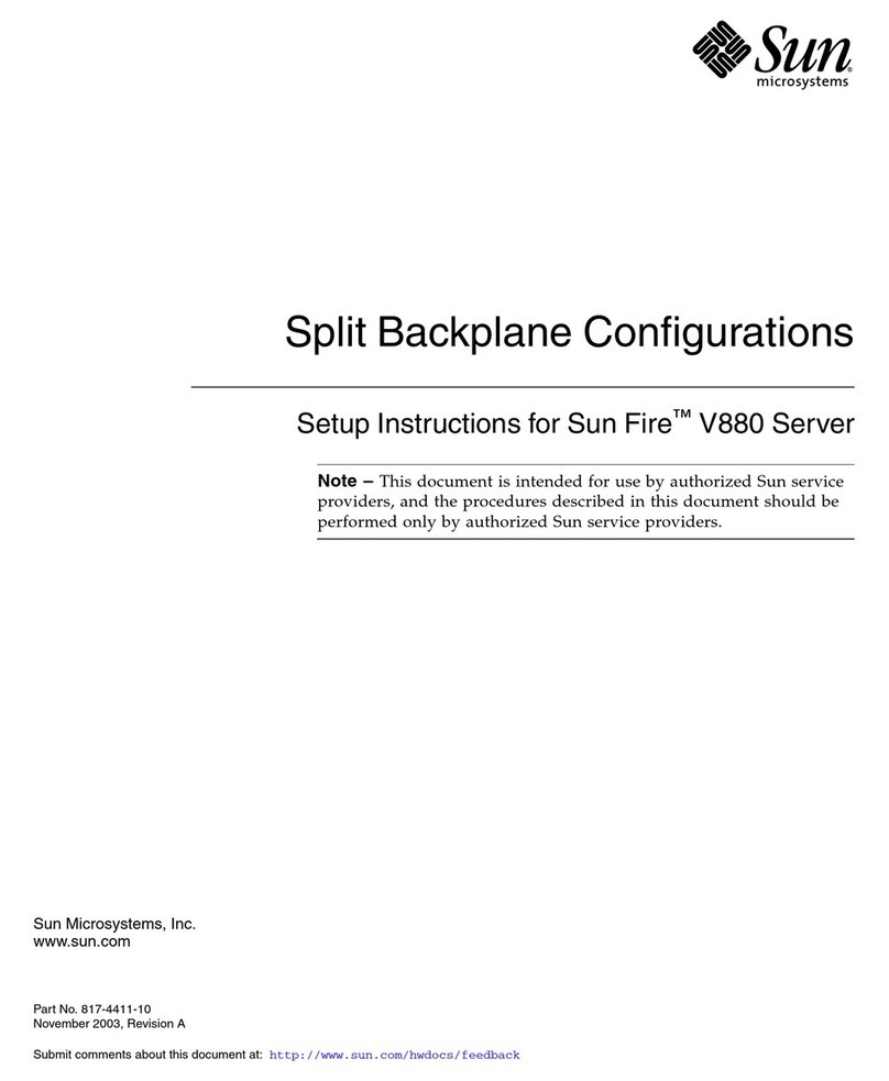 Sun Microsystems Sun Fire V880 Setup instructions