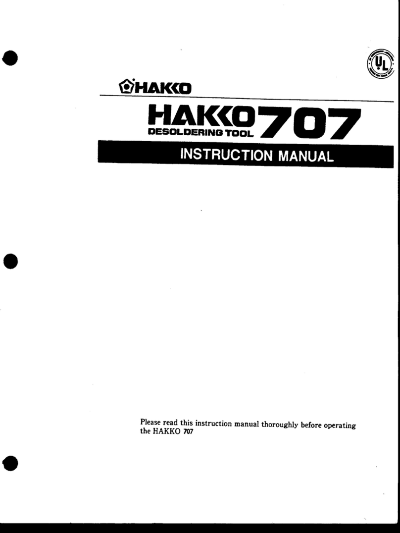 Hakko Electronics 707 User manual
