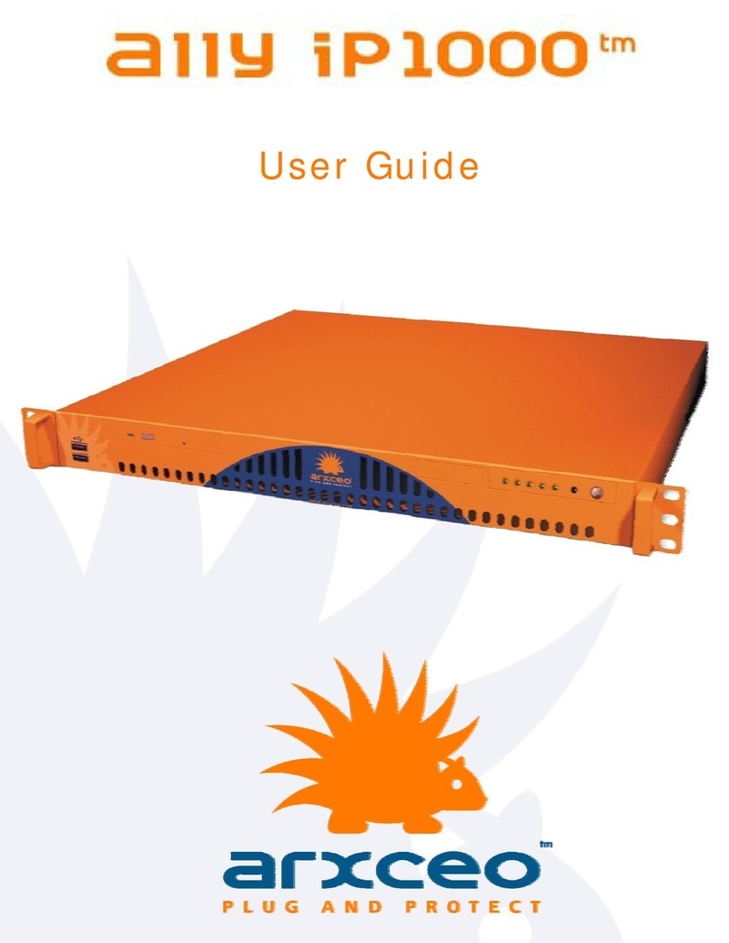 Arxceo ALLY IP1000 User manual