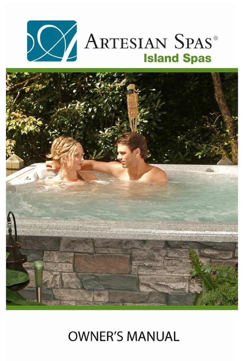 Artesian Spas Grand Bahama User manual