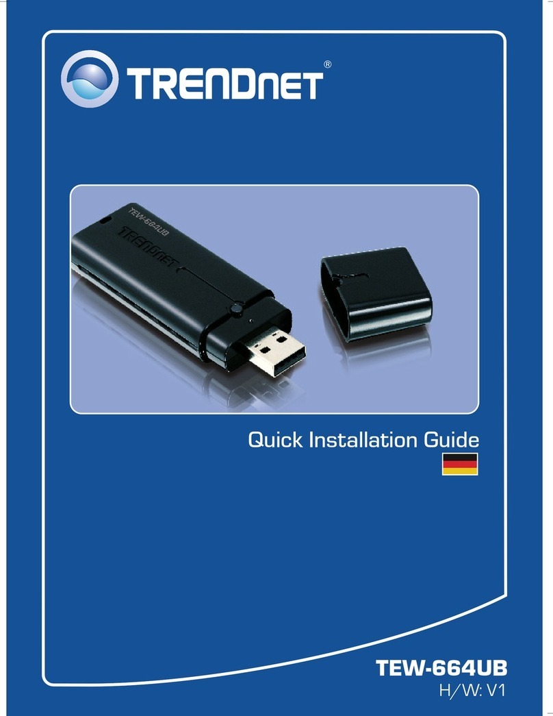TRENDnet TEW-664UB Quick installation guide