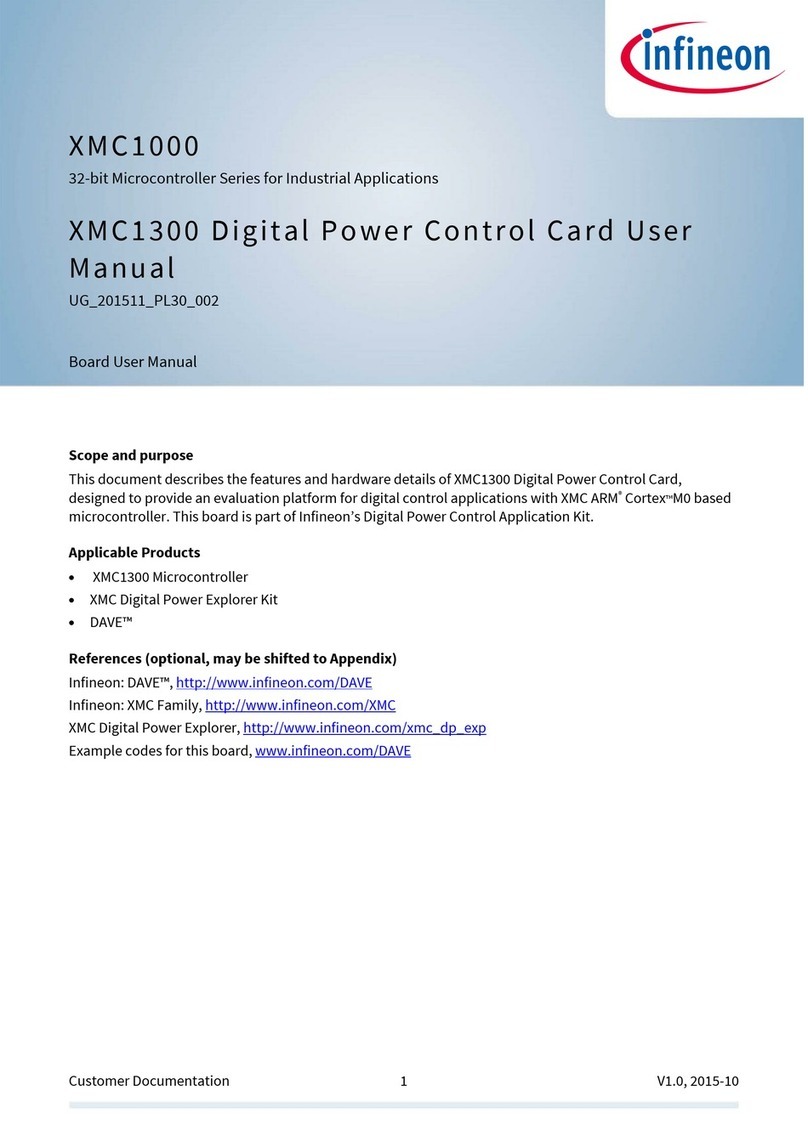 Infineon Technologies XMC1300 User manual