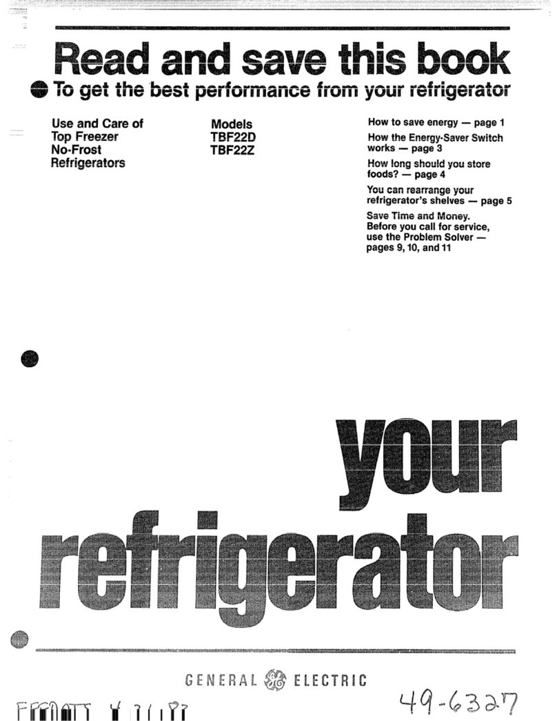GE TBF22D Installation instructions GE TBF22D Installation instructions