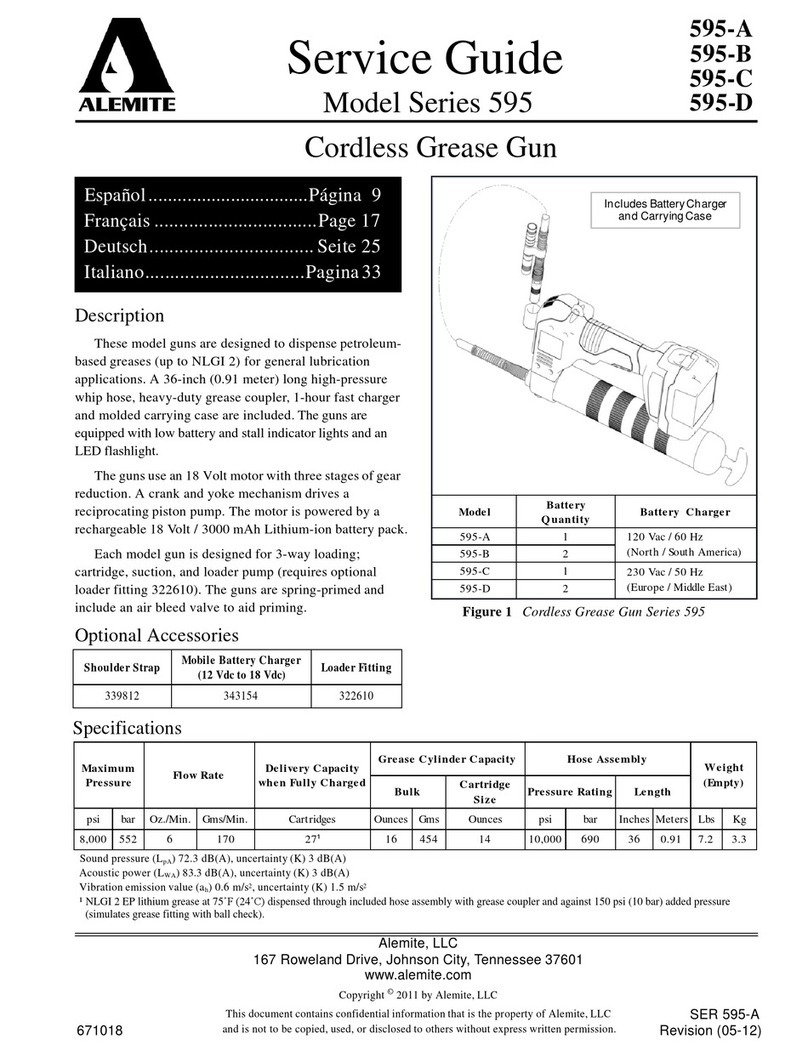 Alemite 595-A Service guide