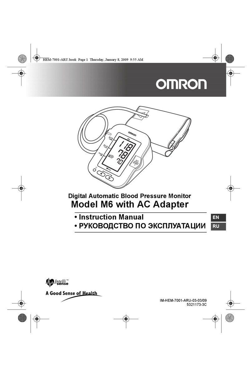 Omron M6 Comfort User manual Omron M6 Comfort User manual
