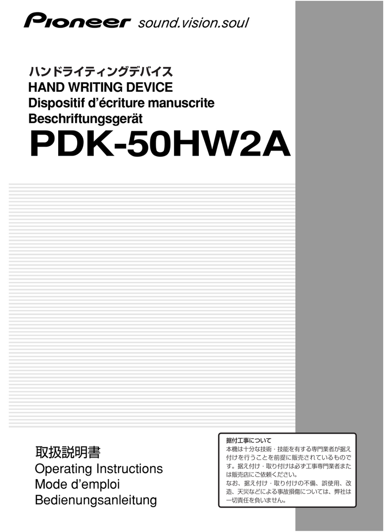 Pioneer pdk-50hw2a User manual