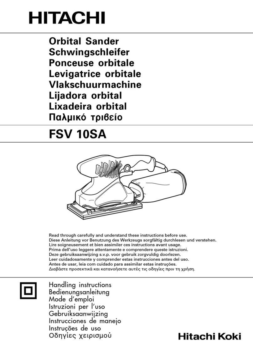 Hitachi FSV 10SA User manual