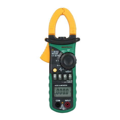 Mastech MS2108A Operation manual