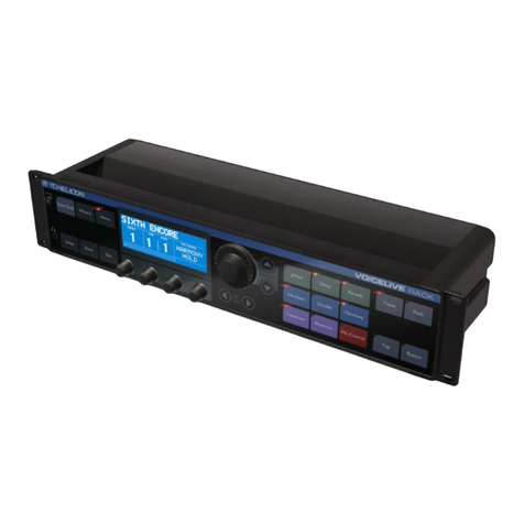 TC-Helicon voicelive rack Basic Manual