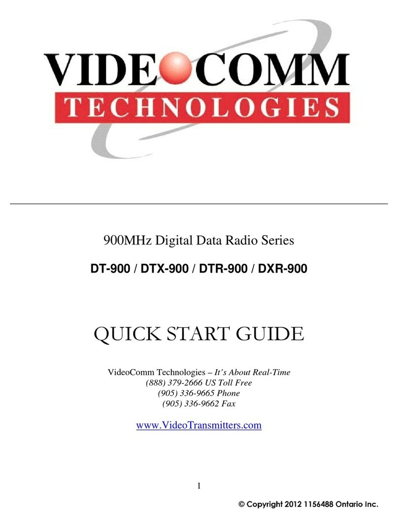 VideoComm Technologies DT-900 quick start guide