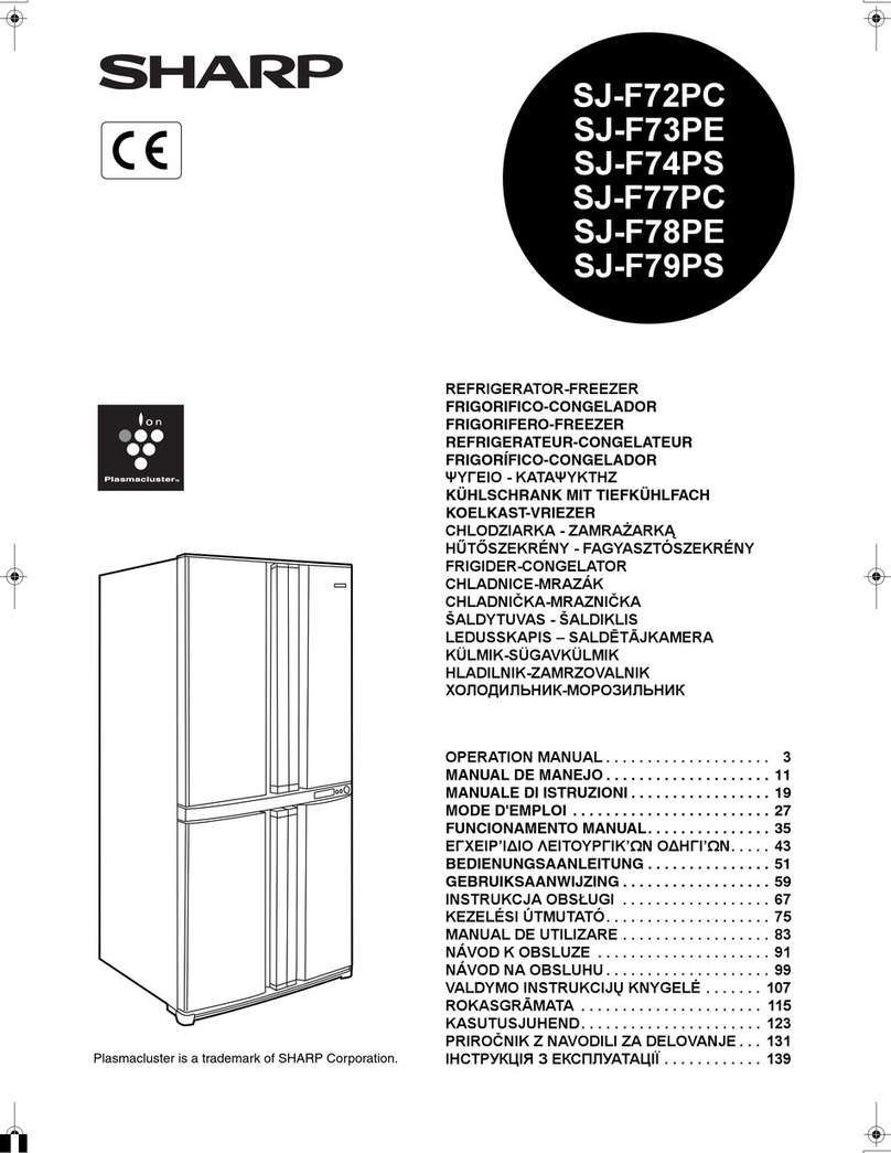 Sharp SJ-F72PC User manual