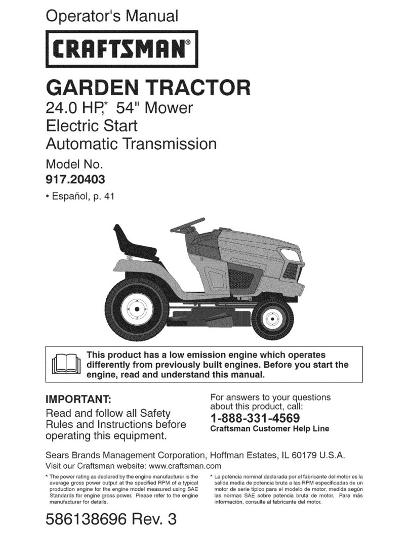 Craftsman 917.20403 Operator's manual