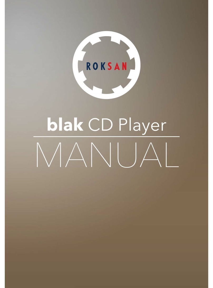 Roksan Audio Blak manual