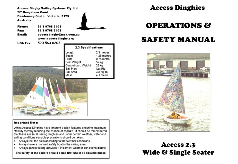 Access Dinghies access 2.3 Operation & safety manual