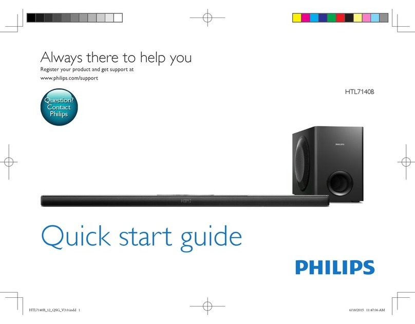 Philips HTL7140B User manual