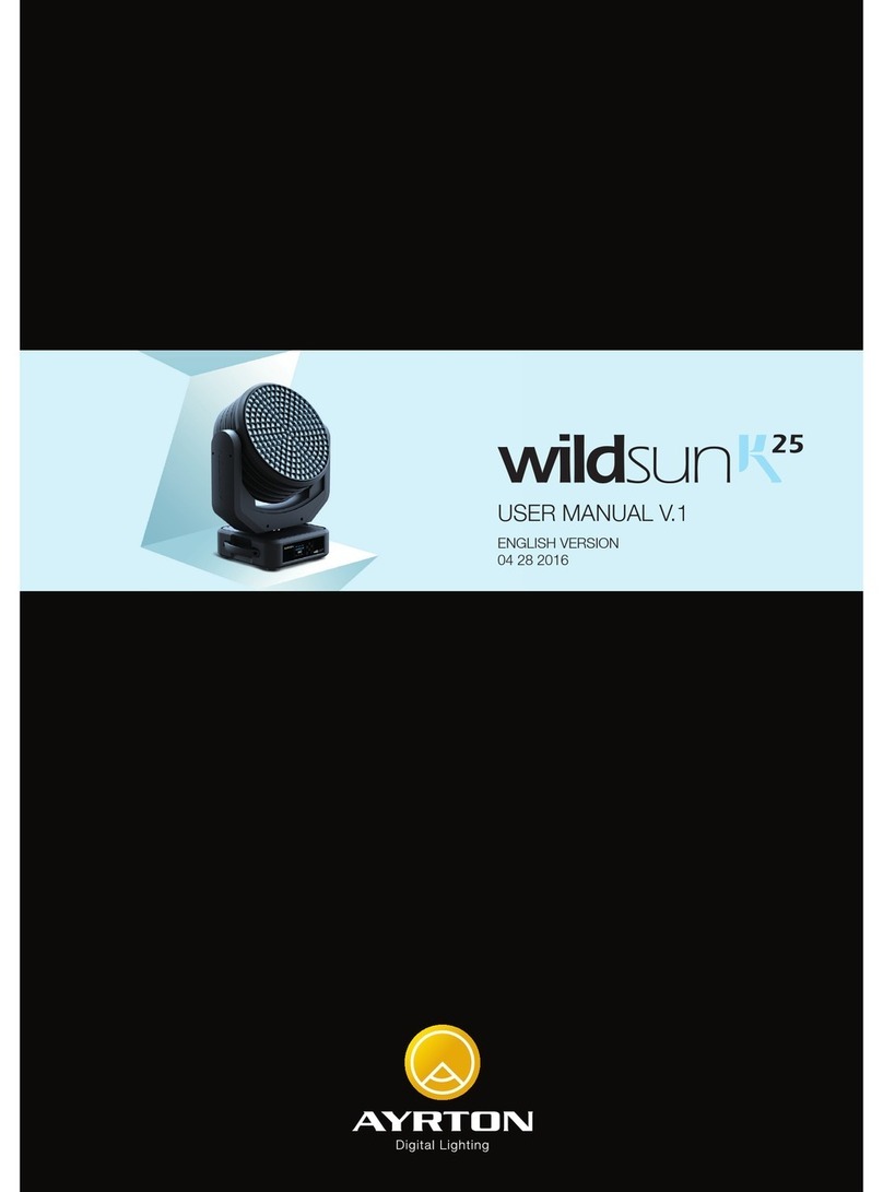 Ayrton wildsun k25 user manual