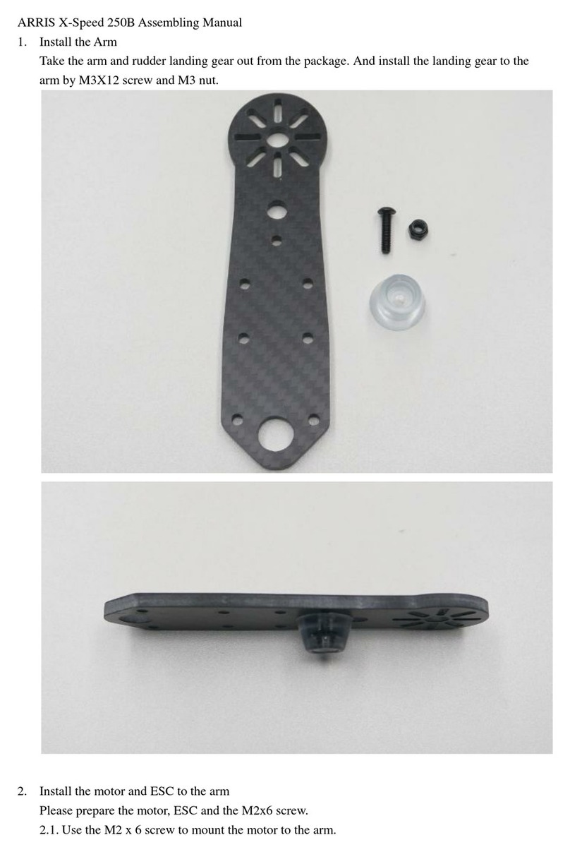 Arris X-Speed 250B Assembling manual