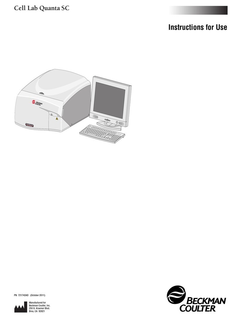Beckman Coulter Cell Lab Quanta SC User manual