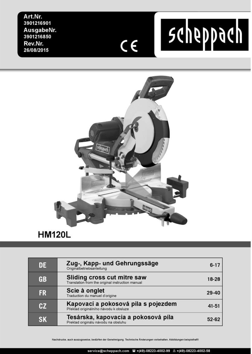 Scheppach HM120L User guide
