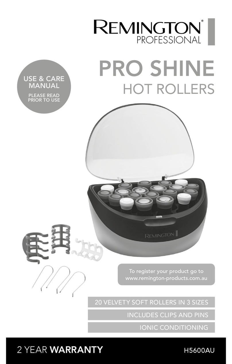 Remington Professional PRO SHINE Use & care manual