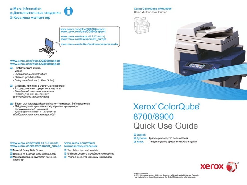 Xerox ColorQube 8700 Operating manual