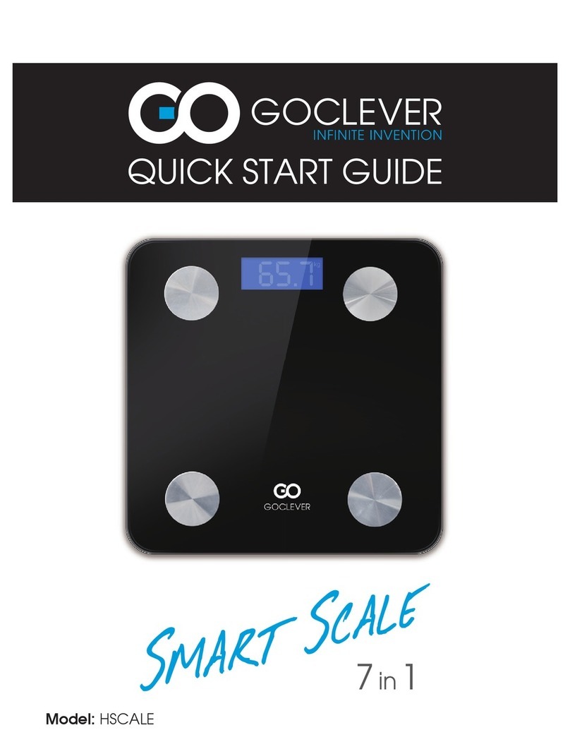 Goclever HSCALE quick start guide
