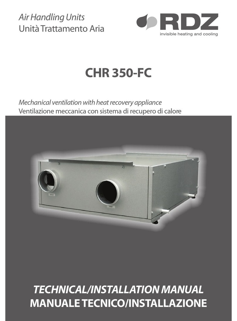 RDZ CHR 350-FC User manual