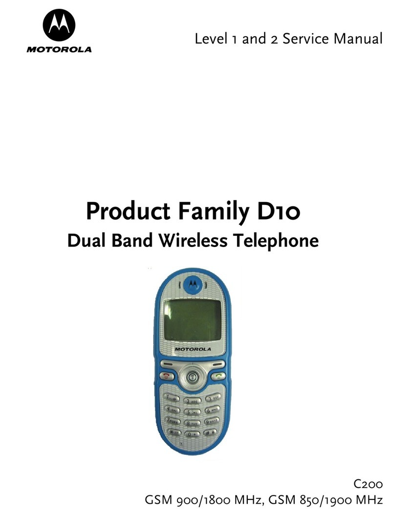 Motorola C200 User manual Motorola C200 User manual
