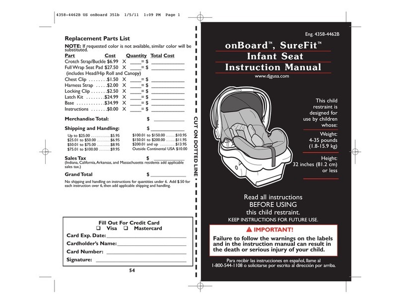 Djgusa Infant instruction manual